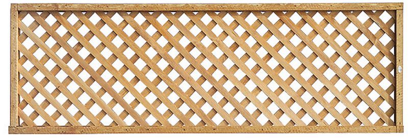 GRANGE HSQ1 HIGHGROVE SQUARE TRELLIS 0.3 x 1.83m GOLDEN BROWN