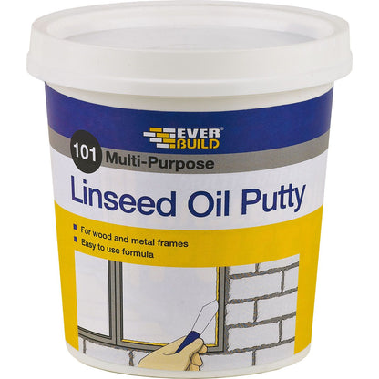Everbuild Linseed Oil Putty 1Kg Natural MPN1