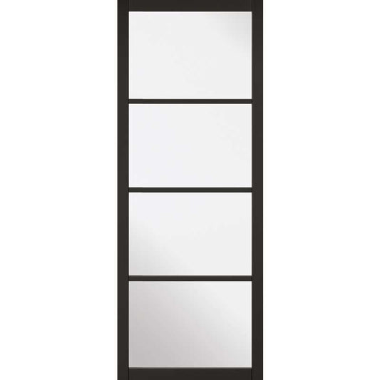 LPD SOHO BLACK GLAZED INTERNAL DOOR 33" SOHBLA33
