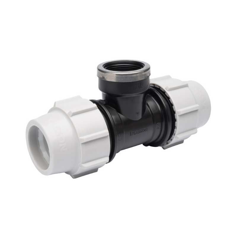 PLASSON FEMALE OFFTAKE TEE 3/4" x 25mm PL071400025007