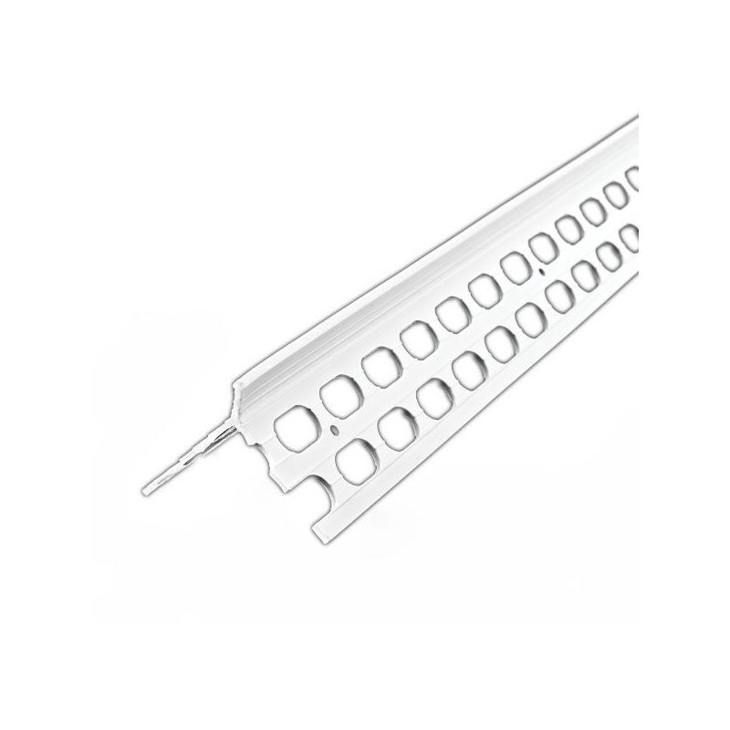 SAS PROBEAD PLASTIC ANGLE BEAD 3m x 15mm WHITE SAB15