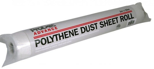 RODO PDSR50 PRODEC POLYTHENE DUST SHEET ROLL 50 x 2m