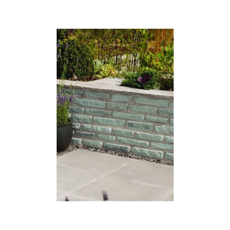 BRADSTONE NATURAL SANDSTONE WALLING MIXED SIZE PACK (285 BLOCKS PER PACK) SILVER GREY 23165