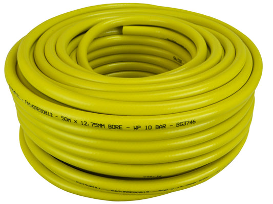 FAITHFULL FAIHOSE50B12 HEAVY DUTY REINFORCED BUILDERS HOSE 1/2" x 50m