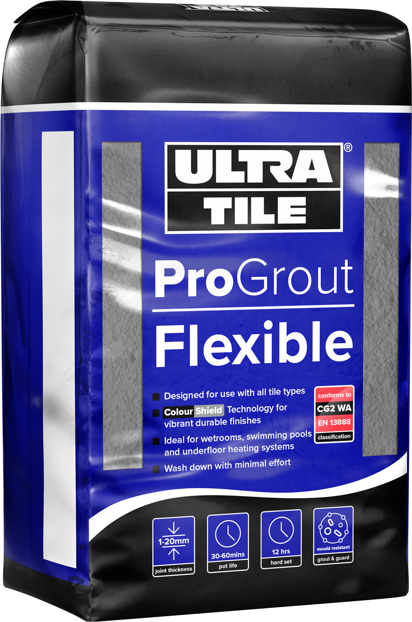 INSTARMAC UTF PROGROUT FLEXIBLE 3kg BAG (1-20mm JOINT) GREY UTF PG FLEXIBLE G 3