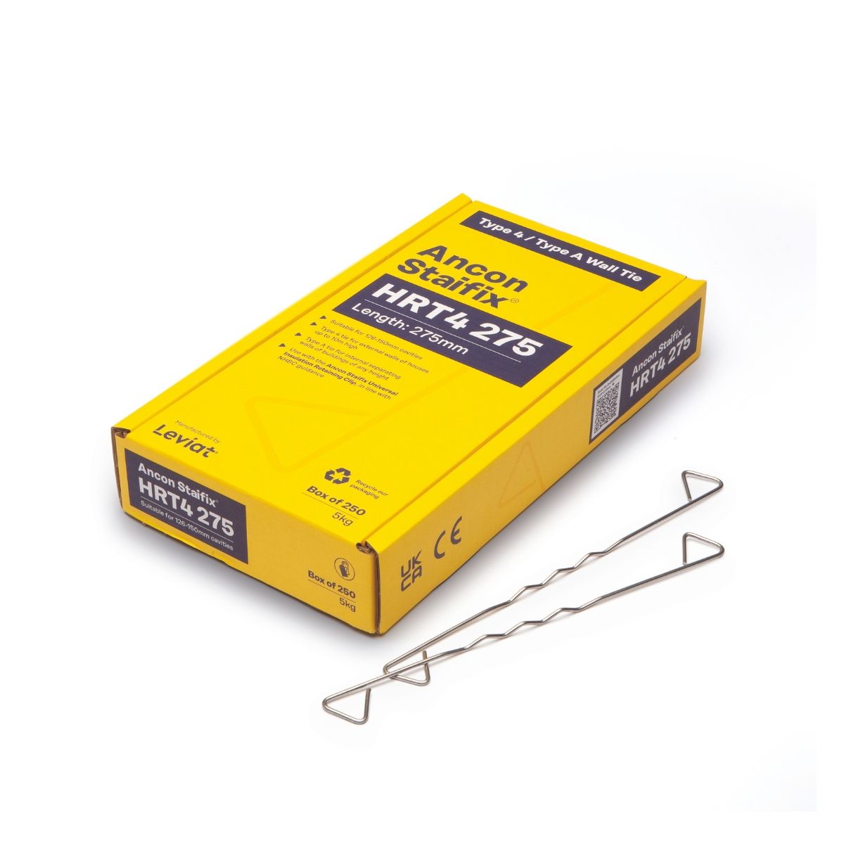 ANCON STAIFIX HRT4 HOUSING WALL TIE 275mm (BOX 250) HRT4275BOXS
