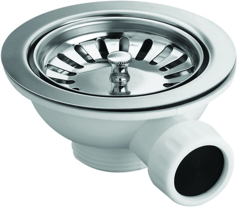 WIRQUIN BASKET STRAINER SINK WASTE 1.1/2" STAINLESS STEEL WSB02SS