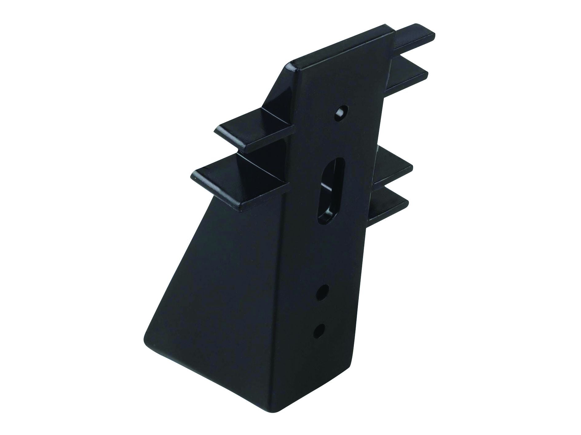 OSMA 0T045 ROUND PVCU ANGLED BRACKET SPACER 68mm 0T045B BLACK