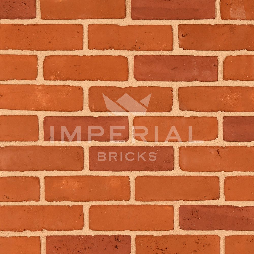 IMPERIAL BOURTON ORANGE MULTI BRICK 65mm IB1235