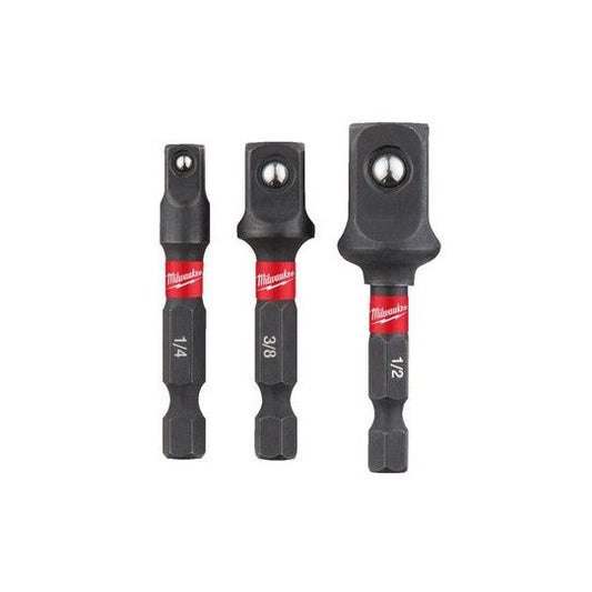 MILWAUKEE 4932479228 SHOCKWAVE SOCKET ADAPTOR 3 PIECE SET