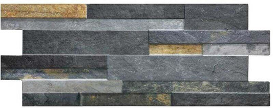 GLOBAL STONE PORCELAIN CLADDING PER TILE 400 x 160mm QUARTZ IRON KEQI1640