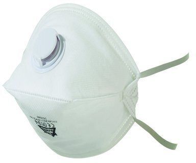 TURTON KEEPSAFE FOLDED P2 VALVED DUST MASK PK1