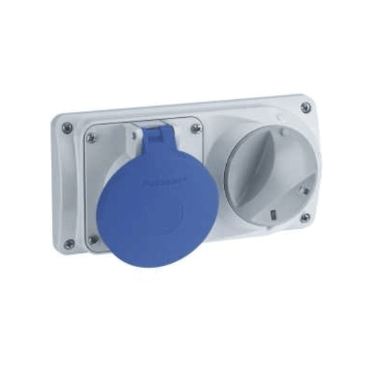LEWDEN PM32/454226LW SW/INTER SOCK 32A 240V 2P+E