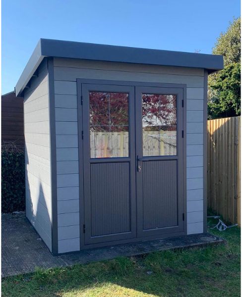 GRONO 2 x 2m COMPOSITE GARDEN SHED GRONOSHED