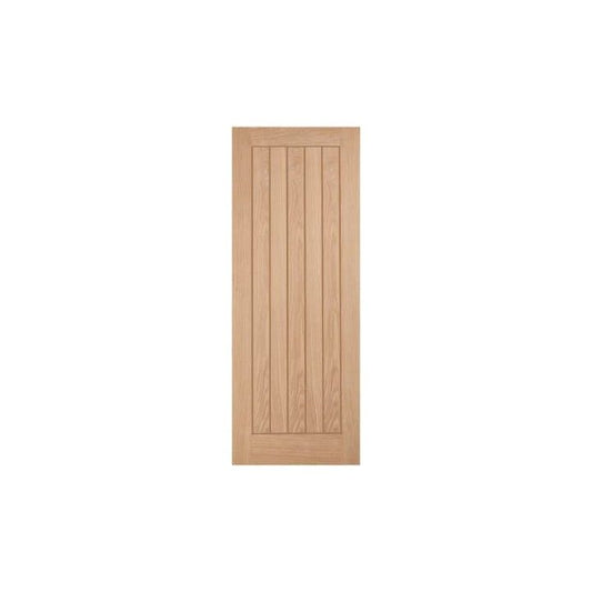 LPD UNFINISHED OAK BELIZE INTERNAL FD30 DOOR 78 x 24" 1981 x 610 x 44mm OBELFC24
