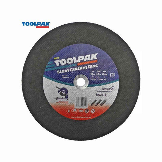 TOOLPAK AC14 14" FLAT METAL CUTTING DISC
