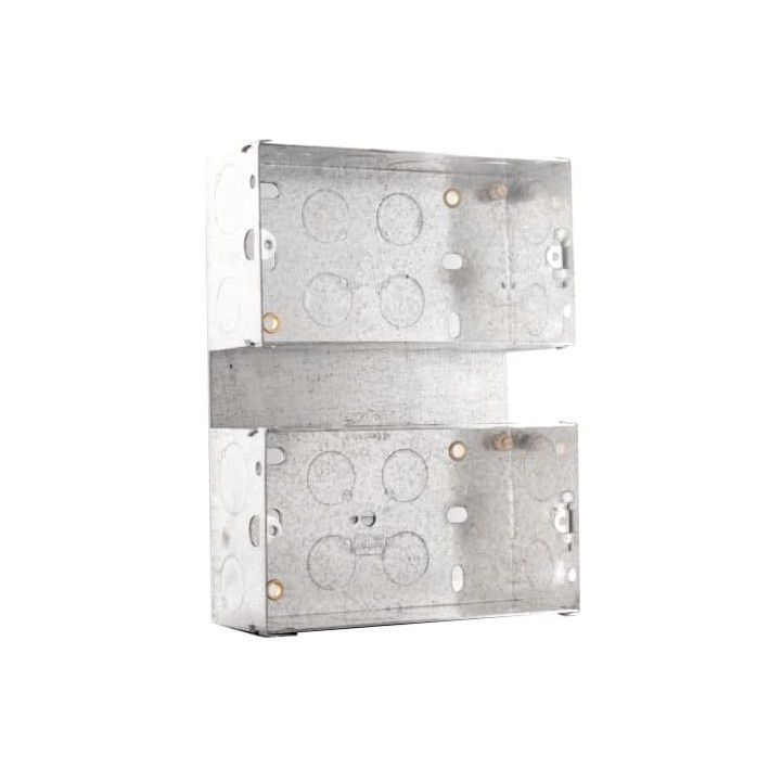 NEXUS HGS07 KNOCKOUT BOX 2-GANG 47mm STEEL