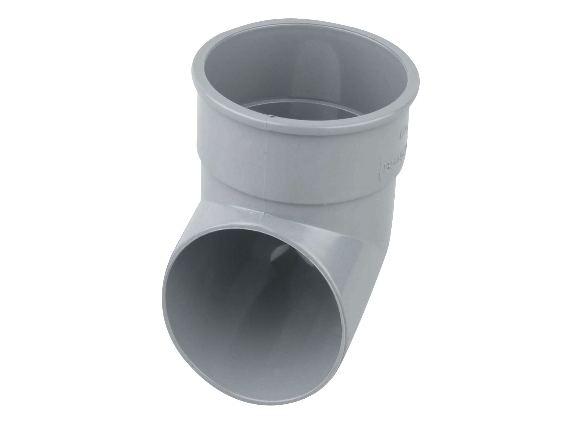 OSMA 0T037 ROUND PVCU PIPE SHOE 68mm 0T037G GREY