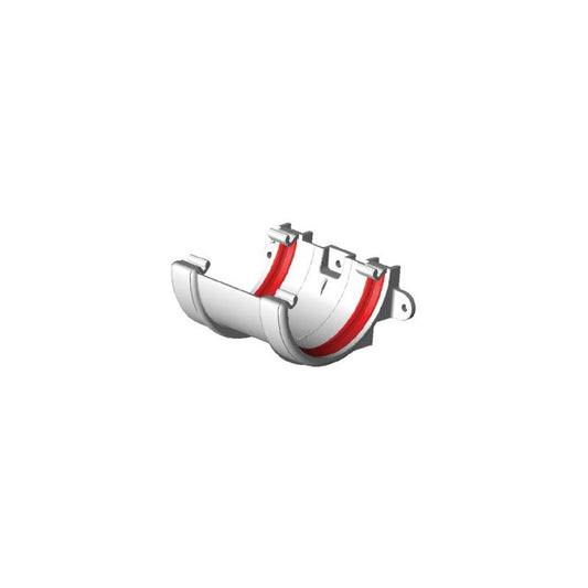 FREEFLOW ROUND UNION BRACKET WHITE FRR602