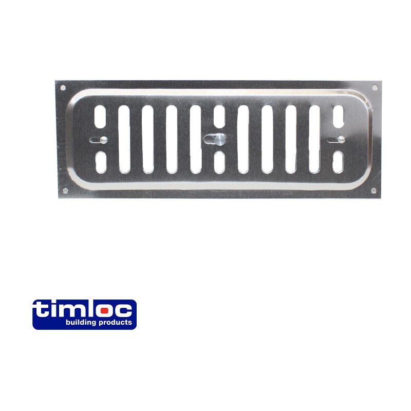 TIMLOC HIT & MISS VENT 9 x 3" ALUMINIUM 1220A