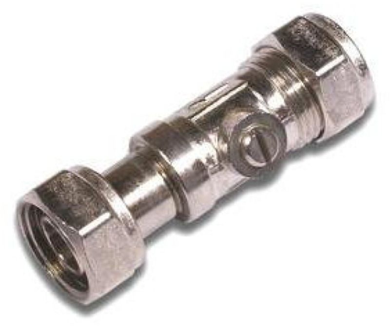 EMBRASS SERVICE VALVE STRAIGHT CP 15mm x 1/2" CHROME WRAS 304807