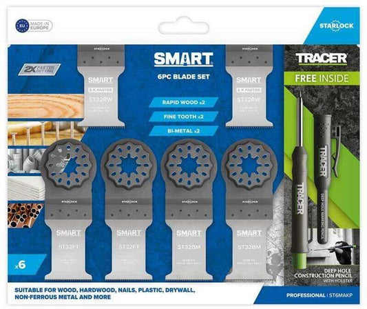 ROYD SMART ST6MAKP STARLOCK 6 PIECE KIT C/W TRACER PENCIL WITH FREE TRACER PENCIL