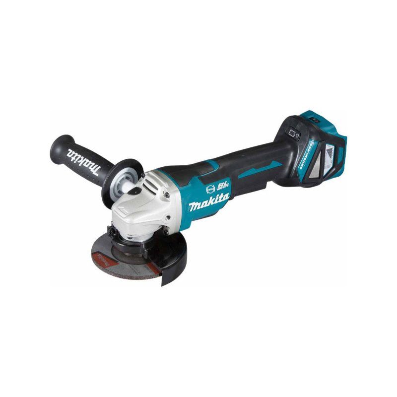 Makita 18V Body Only Brushless Angle Grinder (Paddle Switch) 115mm No Battery/Charger | DGA467Z
