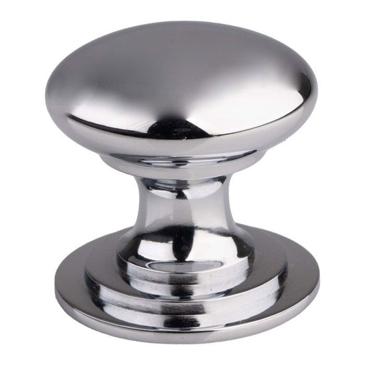 VICTORIAN CUPBOARD KNOB 32mm (PAIR) POLISHED CHROME M47BCP/RP