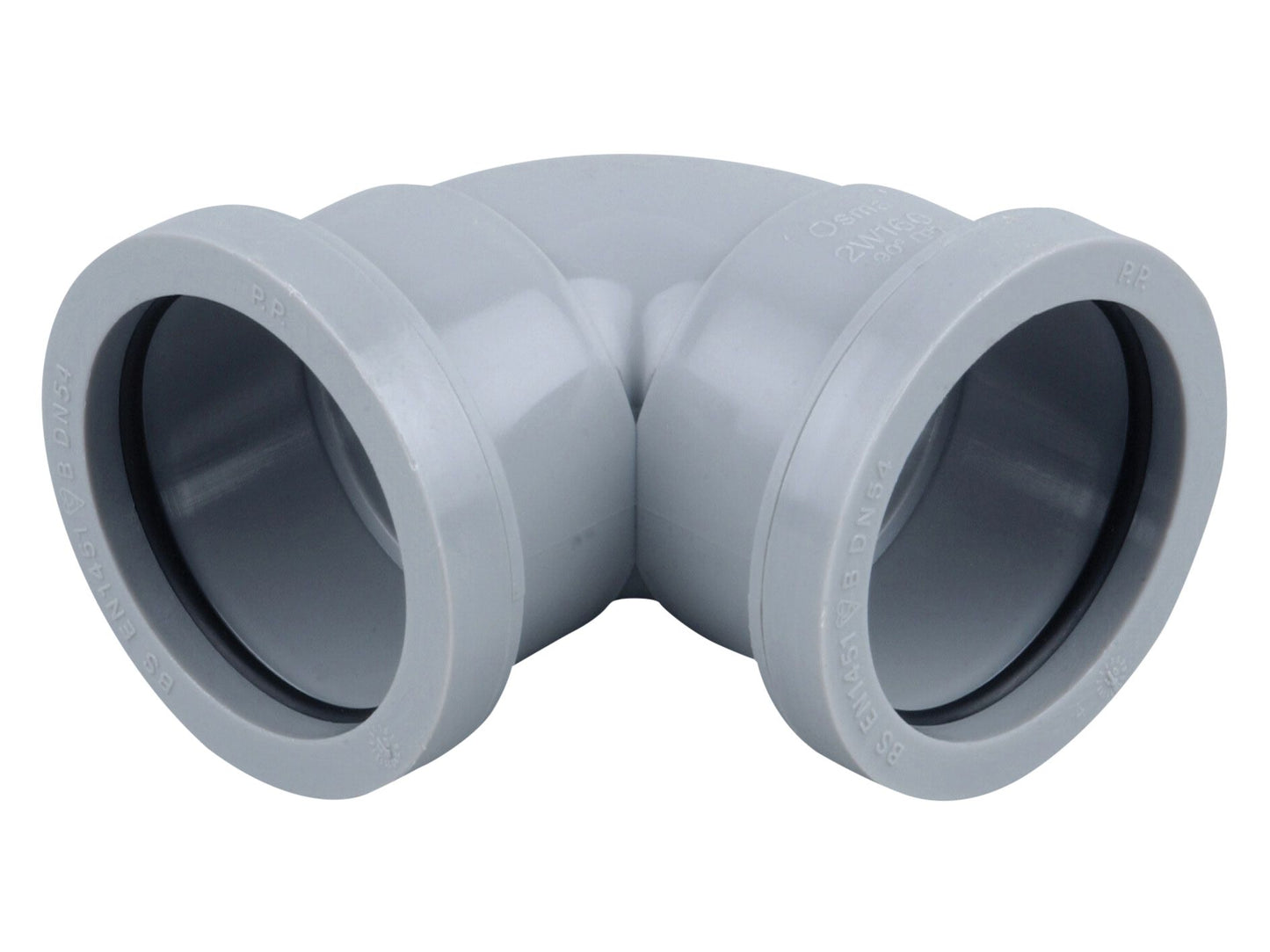 OSMAWELD 2W160 PP KNUCKLE BEND 90deg 50mm 2W160G GREY