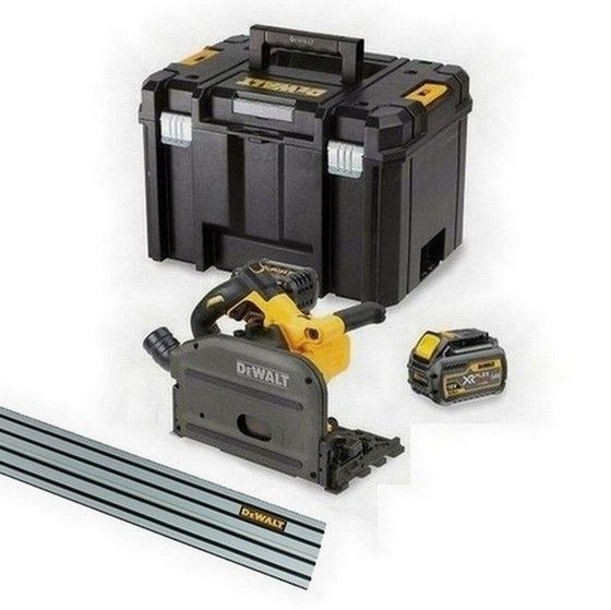 DeWalt 54V FlexVolt Plunge Saw With 2 x 6.0ah Li-ion Batteries + 1.5M G | DCS520T2