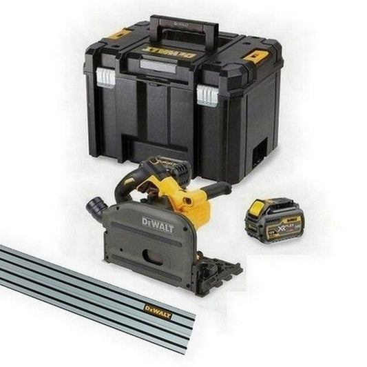 DeWalt 54V FlexVolt Plunge Saw With 2 x 6.0ah Li-ion Batteries + 1.5M G | DCS520T2