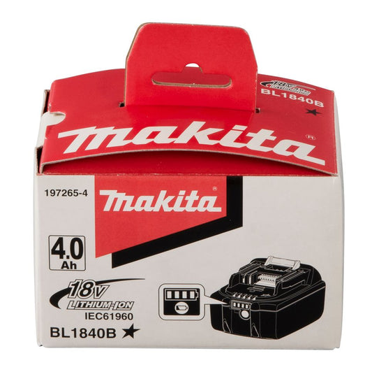 MAKITA BL1840B 18V LXT 4.0AH LITHIUM-ION BATTERY