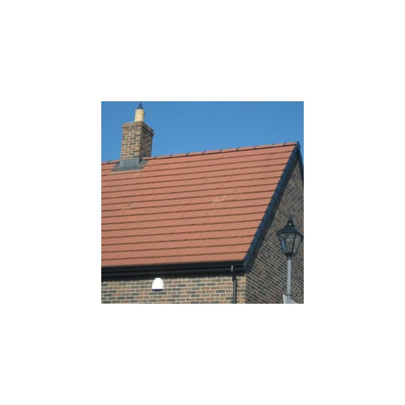 BREEDON FLAT CONCRETE ROOFING TILE ANTIQUE RED (ORDER FROM 29 UNLESS FULL LOAD)