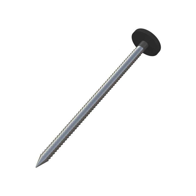 FREEFOAM PLASTOP NAILS 65mm WOODGRAIN BLACK (BOX OF 100) N65BL