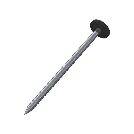 FREEFOAM PLASTOP NAILS 65mm WOODGRAIN BLACK (BOX OF 100) N65BL