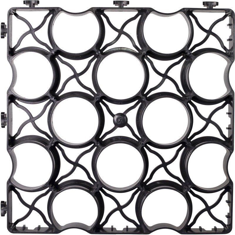 AZPECTS (DTS) EASYSCAPE EASYGRID 330 x 330 x 40mm HALF PALLET 25m2 BLACK 6020