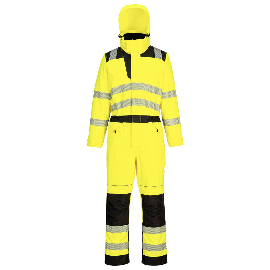 PW3 Hi-Vis Rain Coverall, L, R, Yellow/Black