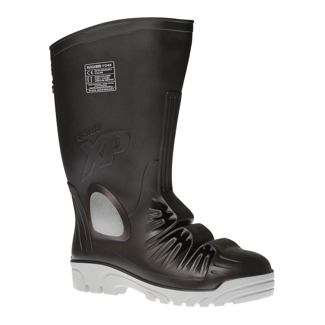Portwest Mettamax Safety Wellington S5 M, 37, R, Black