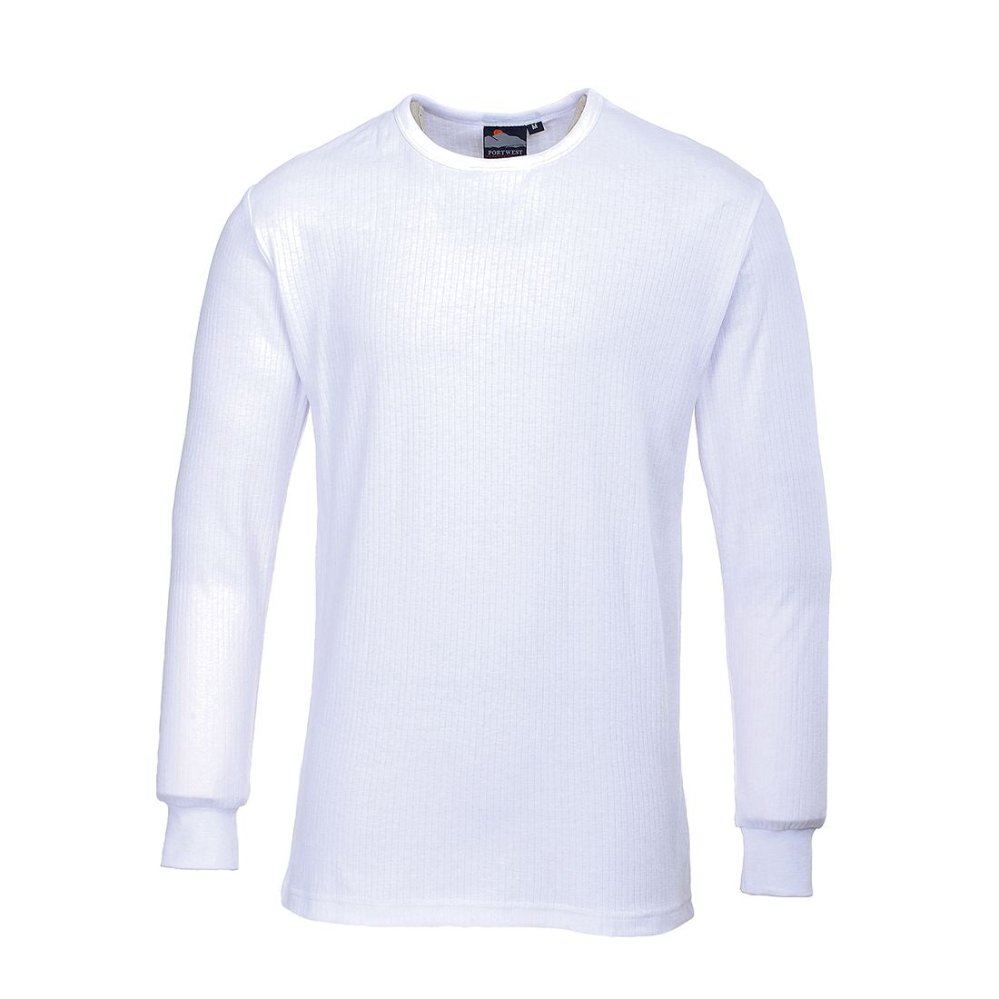 Thermal T-Shirt Long Sleeve, L, R, White