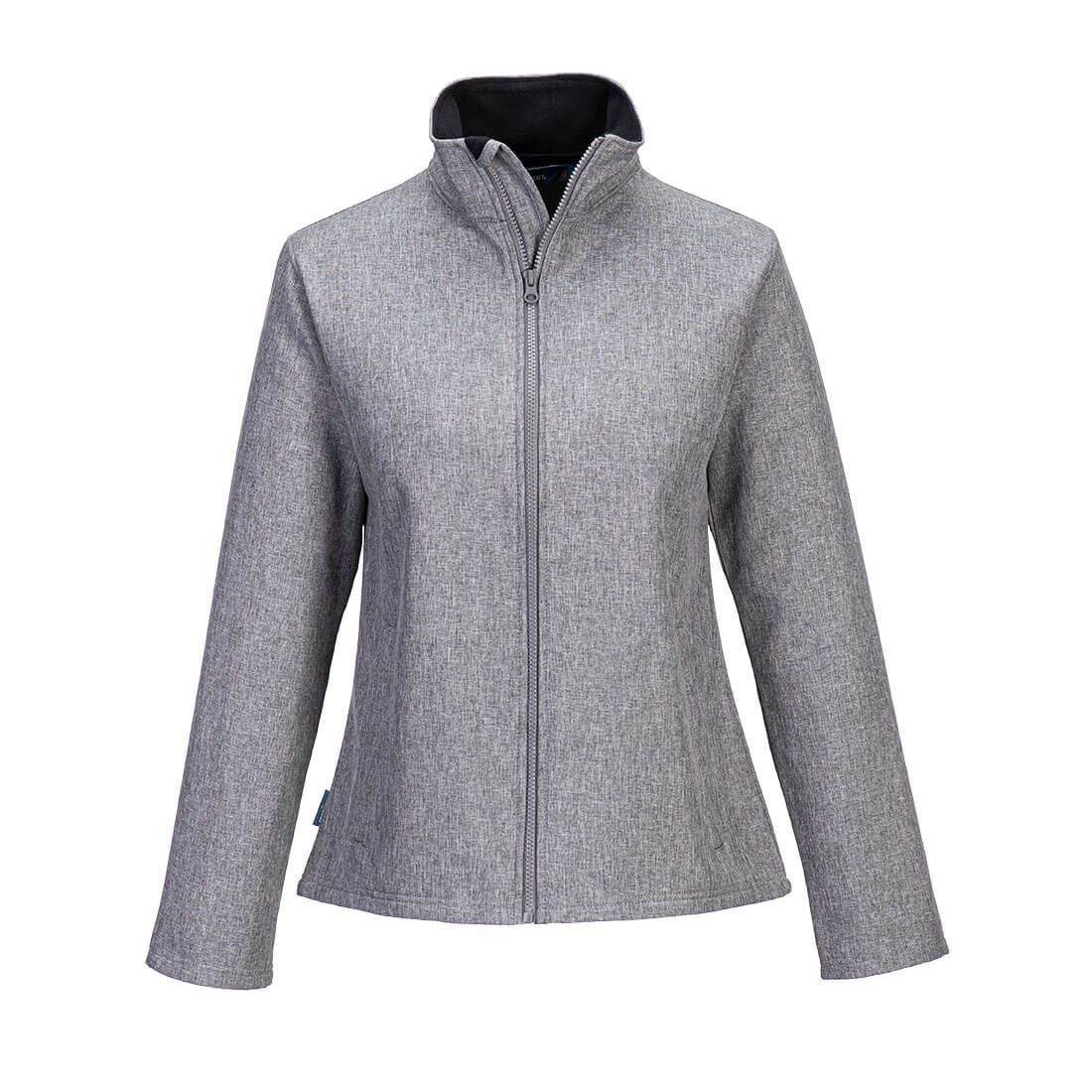 Women's Print and Promo Softshell (2L), L, R, Grey Marl