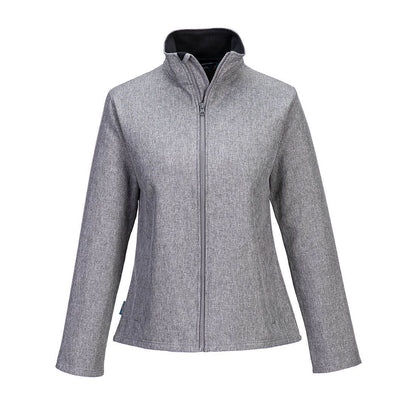 Women's Print and Promo Softshell (2L), L, R, Grey Marl