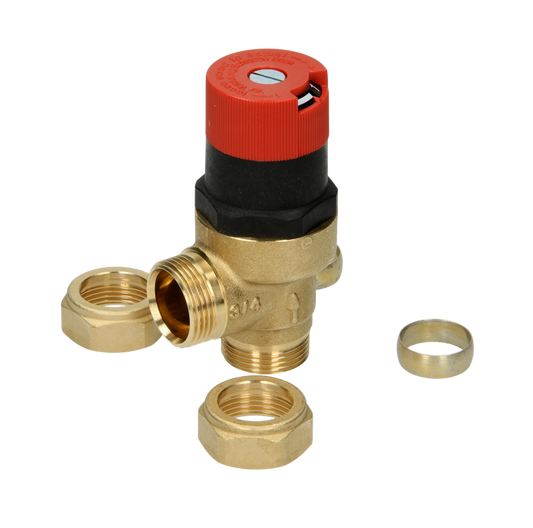 HONEYWELL DIFF ANGLED BYPASS VALVE 22mm DU145-3/4B