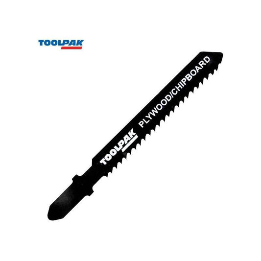 TOOLPAK JB05 PACK OF 5 PLYWOOD & CHIPBOARD CUT JIGSAW BLADES T119B 13tpi x 50mm