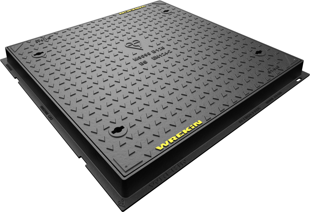 WREKIN (A90) B125 COVER & FRAME 900 x 900 x 75mm DMS1B3/9090/K