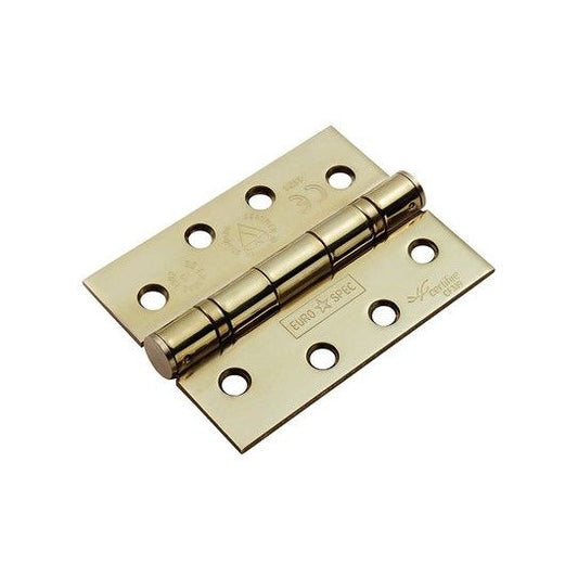 102mm PVD PAIR BALL BEARING HINGES GRADE 13 HIN1433/13PVD