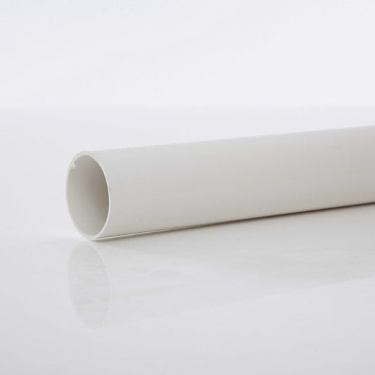 POLYPIPE MUPVC WASTEPIPE 50mm x 3m MU303 MU303W WHITE