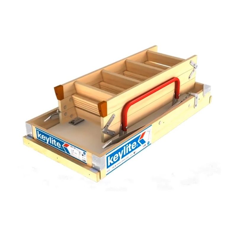 KEYLITE LOFT LADDER 700 x 1000mm DROP 2.8m KYL07