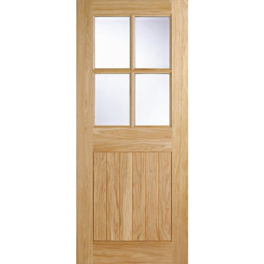 LPD OAK COTTAGE GLAZED 4L 33" O4LITE33