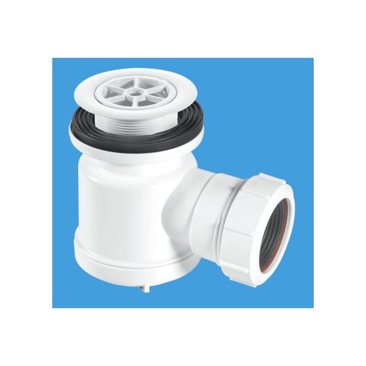 MCALPINE STW1R SHOWER WASTE WHITE 70 x 19mm 61020308