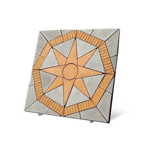 BOWLAND LAKELAND PAVING STAR 2400 x 2400mm GOLD C50CS110
